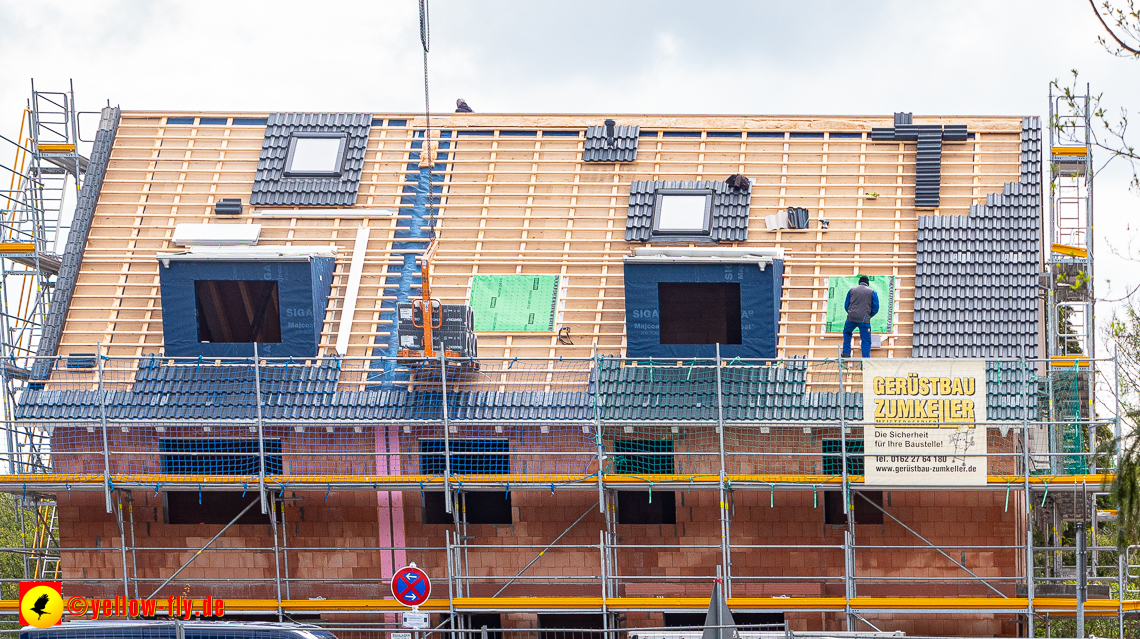 26.04.2023 - Burgfotos von der Baustell Niederalmstraße 16 in Neuperlach